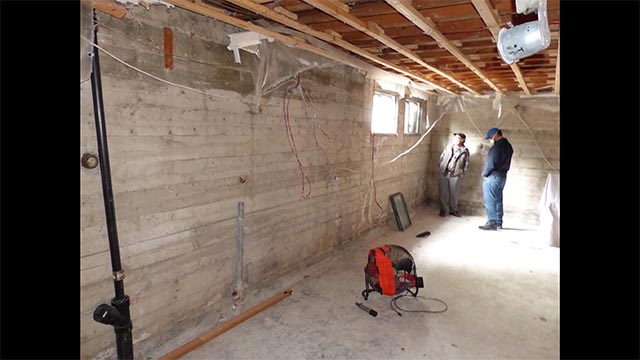 Example of flood demolitions